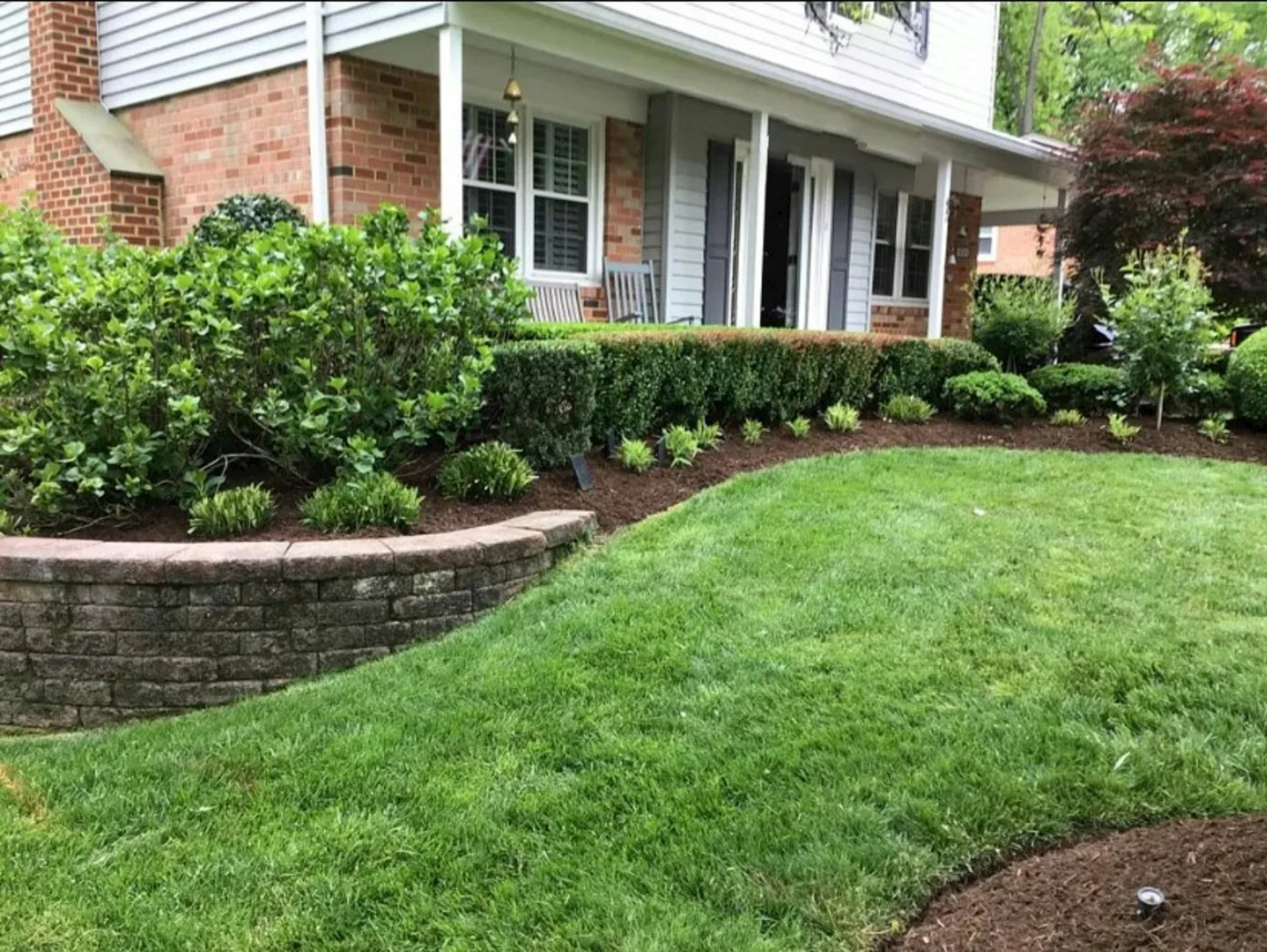 Residential property landscaping